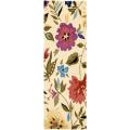 Handmade Summer Ivory New Zealand Wool Rug (2'6 x 8')