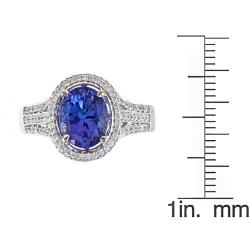 Dyach 14k Gold Tanzanite and 5/8ct TDW Diamond Ring (G-H, I1-I2)