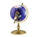 Blue Desktop Bow Shaped Lapis/ Gemstone Globe