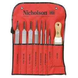 Cooper Hand Tools Nicholson 8-piece Machinist File Set