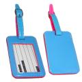 Naftali Blue PVC Luggage ID Tags (Set of 2)