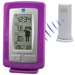 La Crosse Technology Wireless Temperature Station with Weather Girl