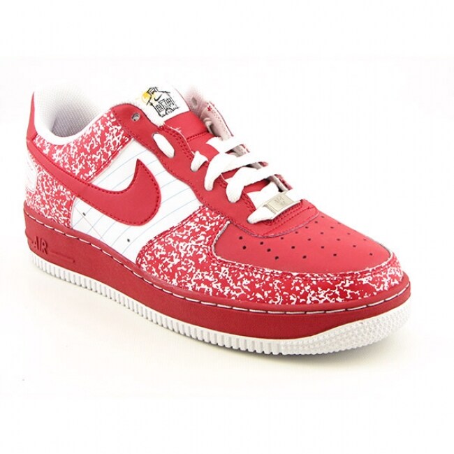 Nike Boys Air Force 1 Varsity Red/ White Shoes