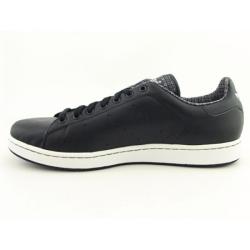 Adidas Men's Black 'Stan Smith 2 Lea' Sneakers (Size 13)