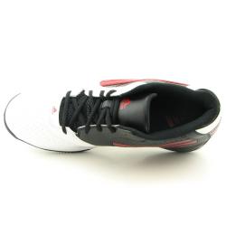 Adidas Men's White/ Black 'Attack Feather' Basketball Shoes