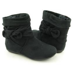 Rampage Girls 'Tiffany' Black Faux Suede Boots 