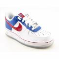 Nike Boys Air Force 1 Prem Low White Basketball Shoes (Size 6)