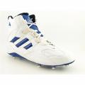 Adidas Men's White/ Blue 'Team D Hi Promo' Football Cleats (Size 14)