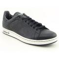 Adidas Men's Black 'Stan Smith 2 Lea' Sneakers (Size 13)