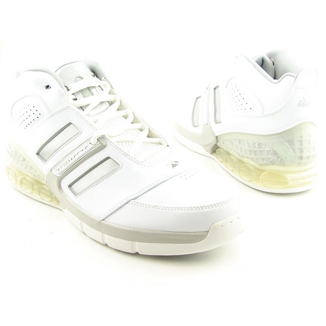 Adidas Mens Bounce Artillery II White Basketball Shoes