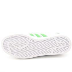 Adidas Men's 'Superstar II' White/Green Sneakers (Size 13) 