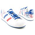 Adidas Men's 'Superstar II CB' White/Blue/Red Sneakers (Size 13)