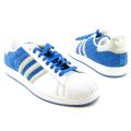 Adidas Men's 'Superstar II BSC' White/Blue Sneakers (Size 13)