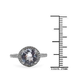 Sterling Silver Genuine Crystal Quartz Ring