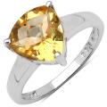 Malaika Sterling Silver Citrine Ring