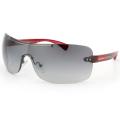 Prada Women's Sport Red Shield Plastic Sunglasses