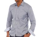 191 Unlimited Men's Grey Button-front Shirt