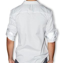 191 Unlimited Men's Grey Button-front Shirt