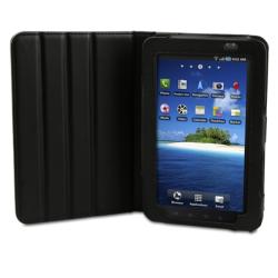 Swiss Leatherware Samsung Galaxy Tab 7.0 Tablet Black Folio Case