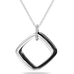 Sterling Silver Diamond Accent Fashion Necklace