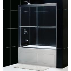 DreamLine Duet Frameless 56-59 x 58-inch Bypass Sliding Tub Door