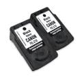 Canon PG-210 Black Ink Cartridge (Remanufactured) (Pack of 2)