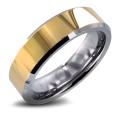 Men's Tungsten Carbide Goldplated Ring (6 mm)