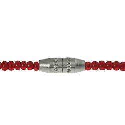 Sterling Silver Children's Red Bead Necklace