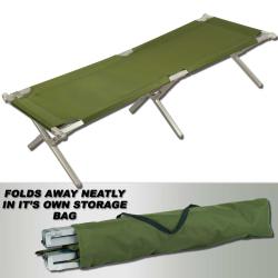 Mil-Spec Plus Adventure Gear Steel Frame Folding Cot