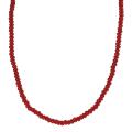 Sterling Silver Children's Red Bead Necklace