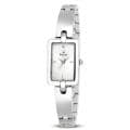 Bulova Women's Stainless Steel Rectangle Bangle Link Watch