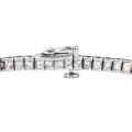 14k White Gold 7ct TDW Princess-cut Diamond Tennis Bracelet (H-I, I1)