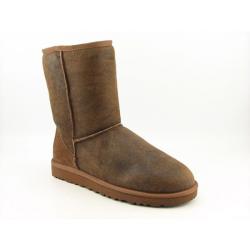 UGG Australia Men's Brown 'Short Bomber' Boots