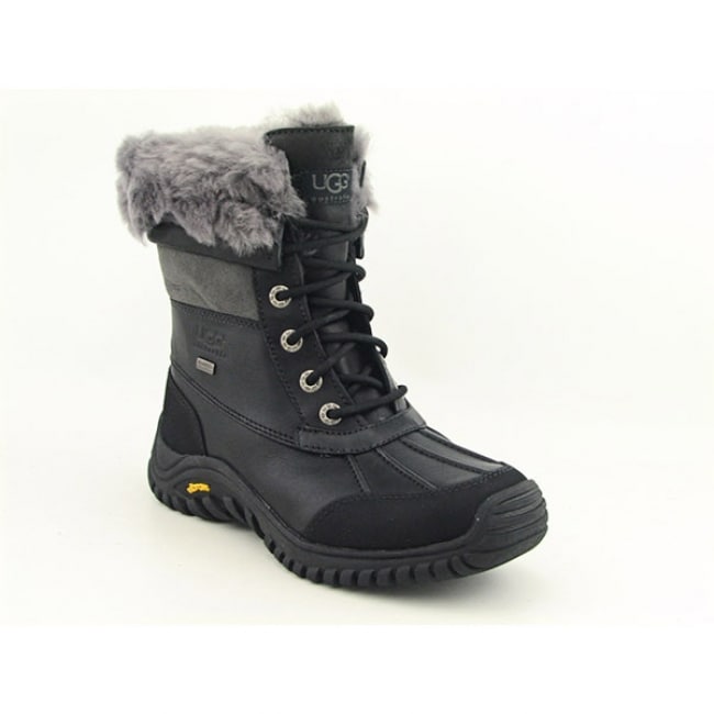 UGG Australia Women&#39;s Black/ Grey &#39;Adirondack&#39; Snow Boots (Size 6) - Overstock Shopping - Great ...