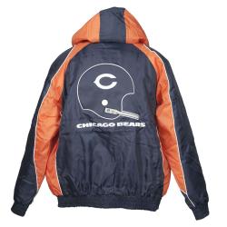 Chicago Bears Throwback Hooded Heavy Weight Jacket