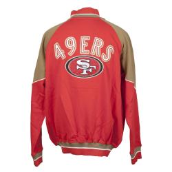 San Francisco 49ers Full Zip Cotton Track Jacket