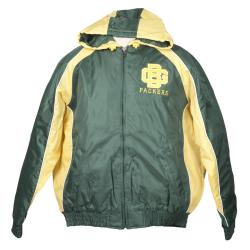 Green Bay Packers Throwback Hooded Heavy Weight Jacket
