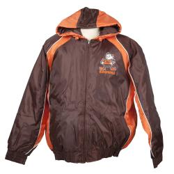 Cleveland Browns Throwback Hooded Heavy Weight Jacket