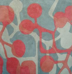 Handmade Tufted Metro Grey Blended Wool Rug (6' x 6')