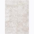 Hand-woven Mandara White Shag Rug (9' x 13')