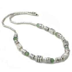 Sterling Silver Amazonite Necklace