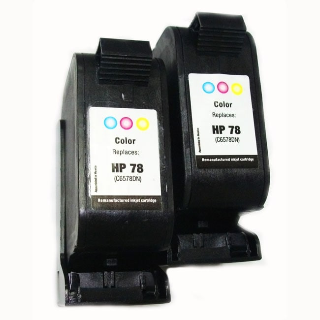 HP 78 Tri color Ink Cartridges (Remanufactured) (Pack of 2