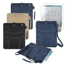 Premium Neoprene Shoulder Purse with Screen Protector for Apple iPad 2 or iPad 3