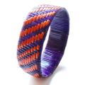 Purple and Orange Imfumzo Bangle Bracelet (Rwanda)