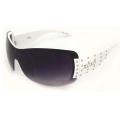 XOXO Women's 'Coco White' Shield Sunglasses