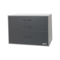 freedomRail GO-Cabinet Granite 3-drawer Garage Cabinet