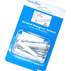 freedomRail Screws and Strong-Loc Anchors (Pack of