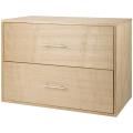 freedomRail O-Box Light Oak 2-Drawer Storage