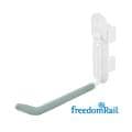 freedomRail Utility White Hook (Pack of 4)