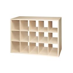 freedomRail Maple 'Big O-Box' Cubby